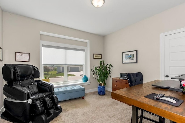 6614 Mccormick Dr, Shawnee, KS 66226 - office area featuring carpet flooring and baseboards