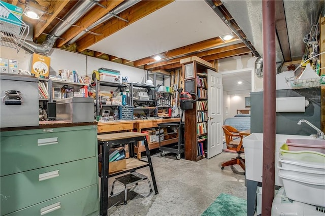 17801 E 30th St S, Independence, MO 64057 - unfinished below grade area featuring a workshop area