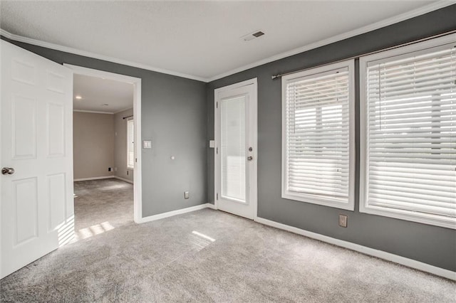 12546 Augusta Dr, Kansas City, KS 66109 - empty room featuring carpet and crown molding