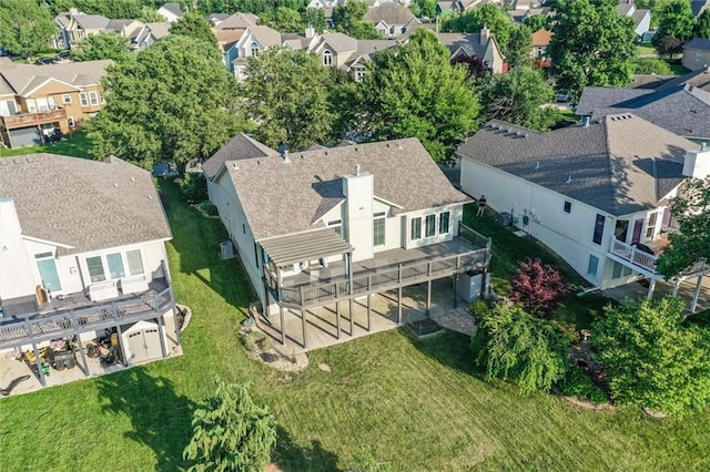 12546 Augusta Dr, Kansas City, KS 66109 - aerial perspective of suburban area