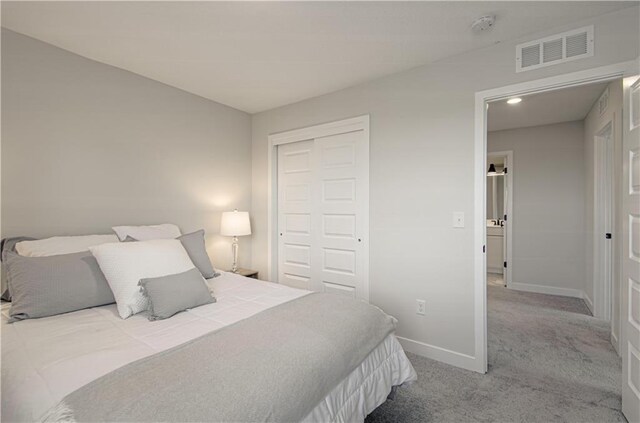 18061 W Hauser St, Overland Park, KS 66013 - bedroom with carpet and a closet