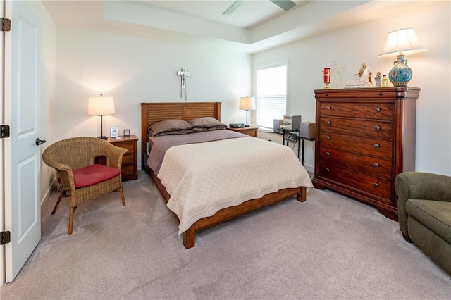 1301 NE 123rd St, Kansas City, MO 64165 - bedroom with light carpet and a raised ceiling