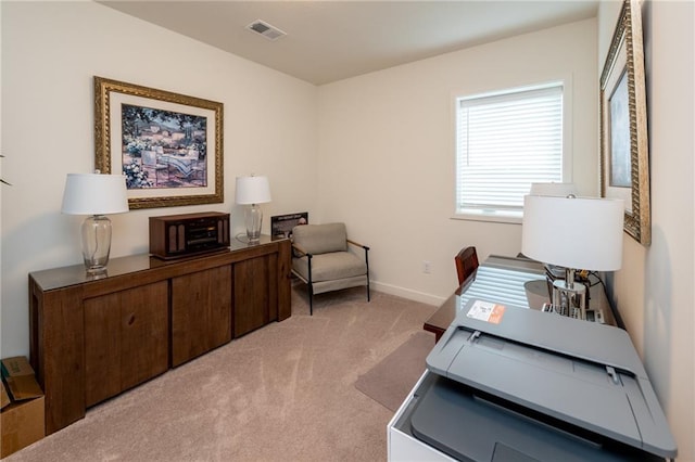 1301 NE 123rd St, Kansas City, MO 64165 - home office with light colored carpet and baseboards