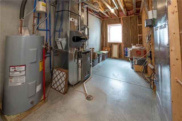 1301 NE 123rd St, Kansas City, MO 64165 - basement featuring water heater