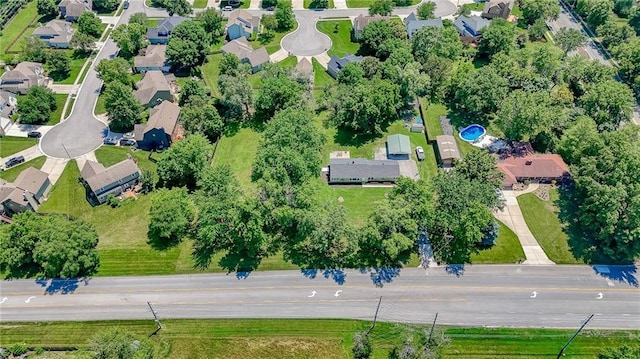 2633 E Langsford Rd, Lees Summit, MO 64063 - aerial perspective of suburban area