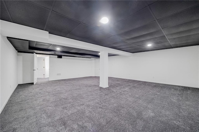 7210 E 134th Ter, Grandview, MO 64030 - finished basement with carpet floors and recessed lighting
