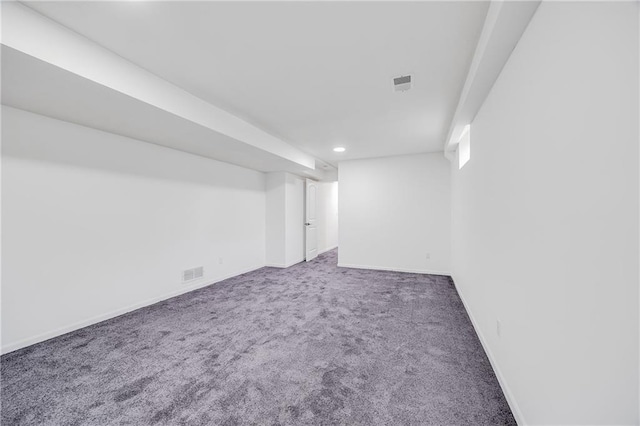 7210 E 134th Ter, Grandview, MO 64030 - finished basement featuring carpet and recessed lighting