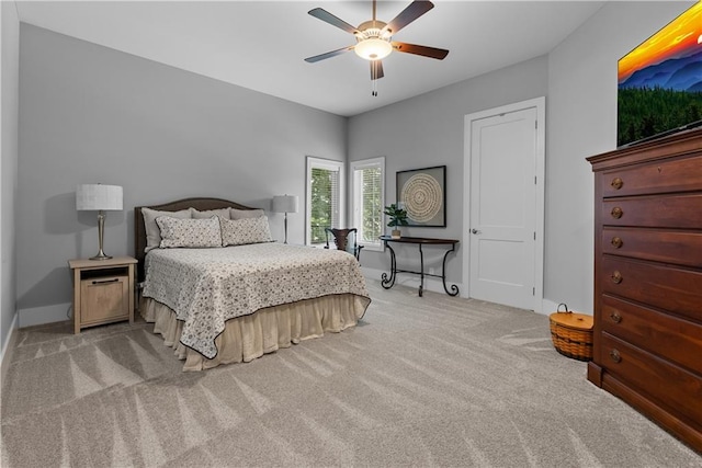 4915 NW Canyon Ct, Lees Summit, MO 64064 - bedroom with carpet and ceiling fan