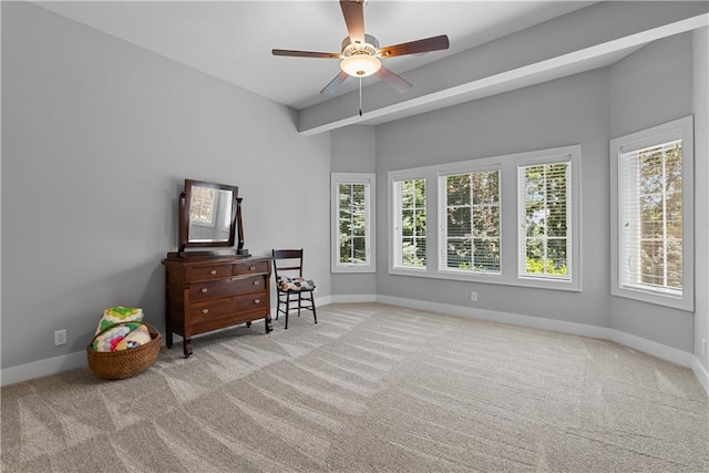 4915 NW Canyon Ct, Lees Summit, MO 64064 - carpeted bedroom with baseboards and ceiling fan