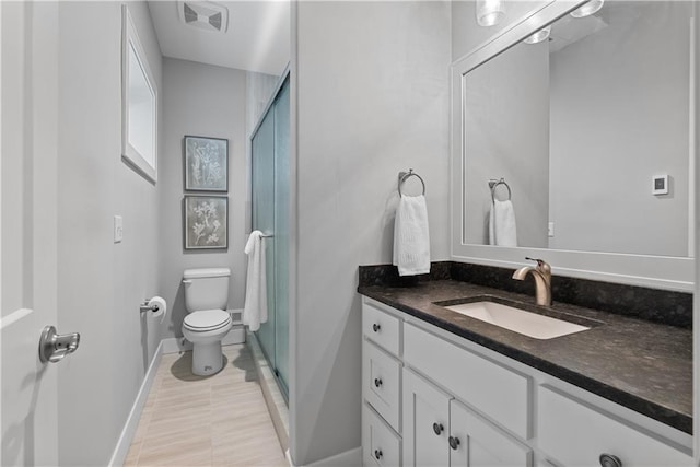 4915 NW Canyon Ct, Lees Summit, MO 64064 - full bathroom with vanity and a shower with door