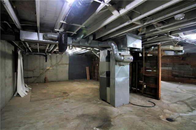 12507 E 46th Ter S, Independence, MO 64055 - unfinished below grade area featuring heating unit