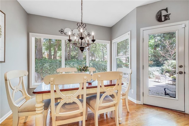 1617 Summit Valley Ln, Lees Summit, MO 64081 - dining space featuring a chandelier and light wood finished floors
