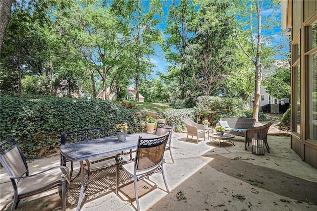 1617 Summit Valley Ln, Lees Summit, MO 64081 - view of patio / terrace with outdoor dining space and an outdoor living space