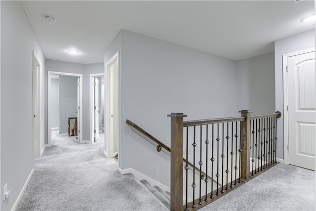 8604 NE 103rd St, Kansas City, MO 64157 - corridor with an upstairs landing and carpet