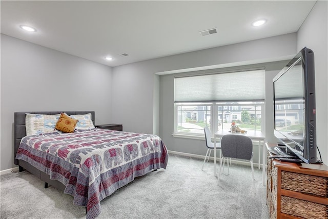 8604 NE 103rd St, Kansas City, MO 64157 - carpeted bedroom featuring recessed lighting