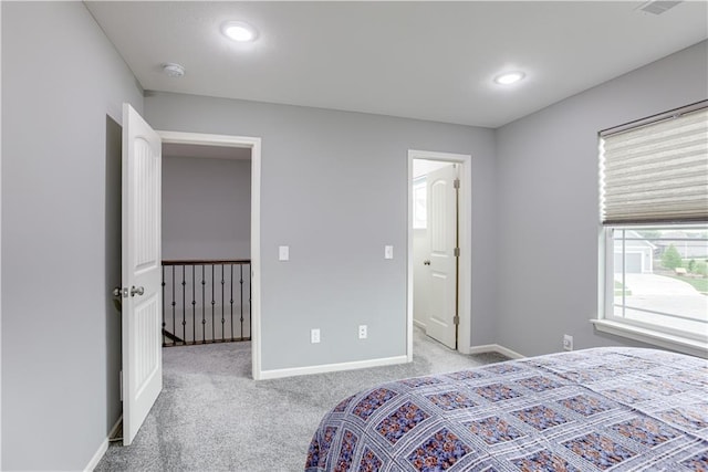 8604 NE 103rd St, Kansas City, MO 64157 - unfurnished bedroom featuring carpet floors and recessed lighting