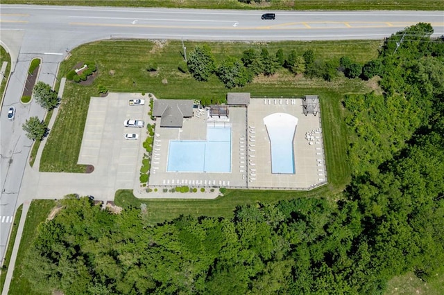 8604 NE 103rd St, Kansas City, MO 64157 - aerial view of a pool area