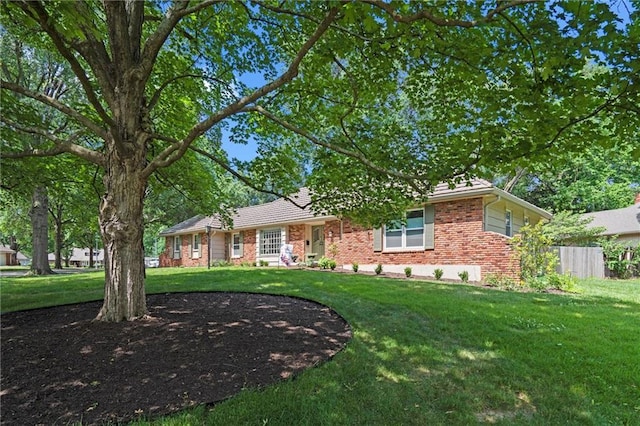 101 W 116th St, Kansas City, MO 64114 - ranch-style house featuring brick siding