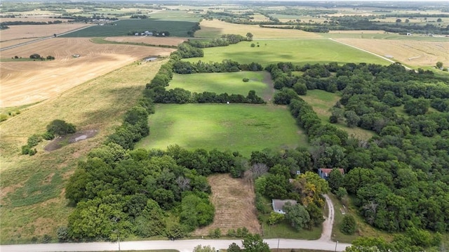 35365 Block Rd, Paola, KS 66071 - aerial view of property's location with rural landscape