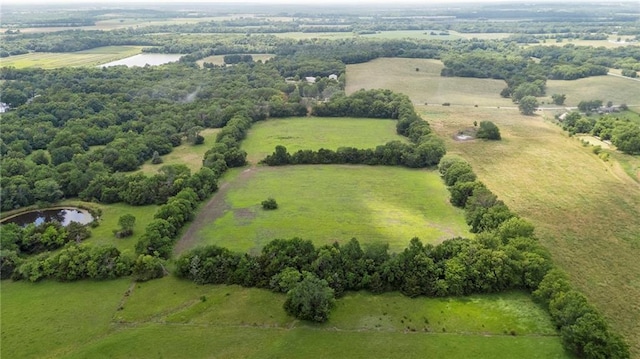 35365 Block Rd, Paola, KS 66071 - aerial view of sparsely populated area with a large body of water
