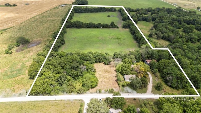 35365 Block Rd, Paola, KS 66071 - view of rural area featuring property parcel outlined