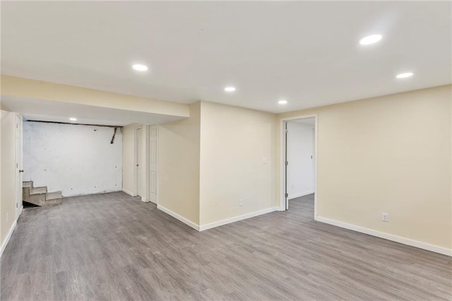 35365 Block Rd, Paola, KS 66071 - finished below grade area featuring wood finished floors and recessed lighting