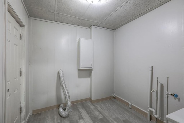 336 N 16th St, Kansas City, KS 66102 - washroom featuring electric dryer hookup and light wood-style floors