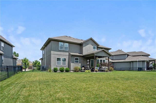 24631 W 126th St, Olathe, KS 66061 - rear view of property featuring a fenced backyard