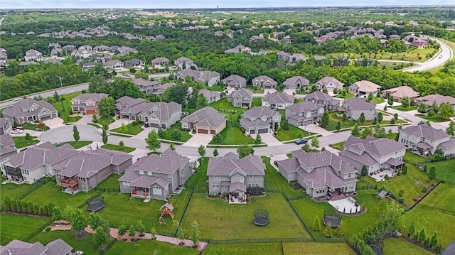 24631 W 126th St, Olathe, KS 66061 - aerial view of property and surrounding area featuring nearby suburban area