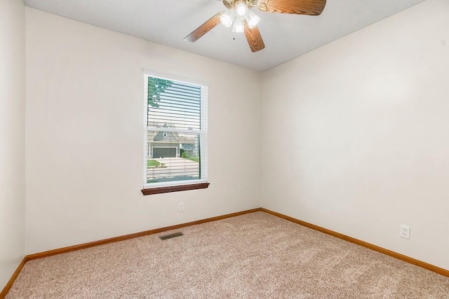 321 W Mockingbird St, Gardner, KS 66030 - empty room featuring carpet floors and a ceiling fan