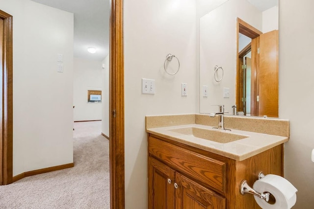 321 W Mockingbird St, Gardner, KS 66030 - bathroom featuring vanity and baseboards