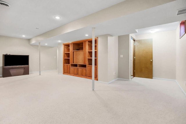 321 W Mockingbird St, Gardner, KS 66030 - finished basement featuring carpet flooring and recessed lighting