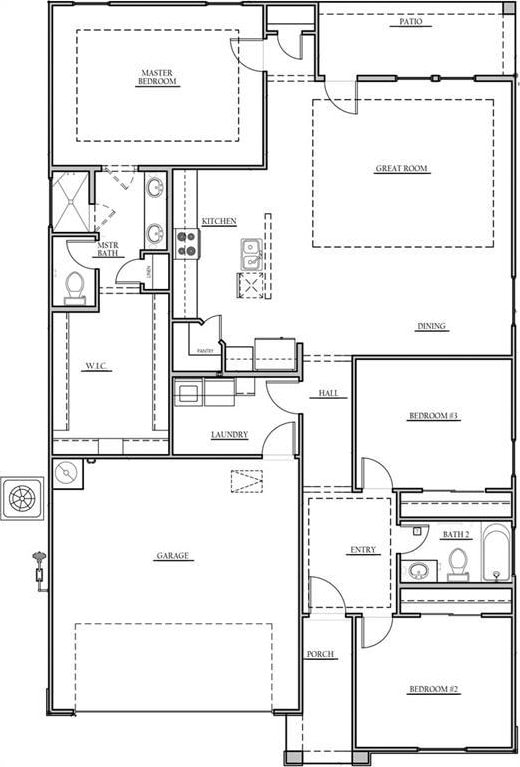 20688 Barker St, Spring Hill, KS 66083 - view of room layout