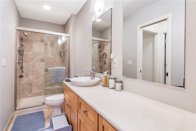 8315 Sagamore Rd, Leawood, KS 66206 - full bathroom with a shower stall and vanity