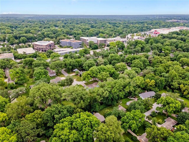 8315 Sagamore Rd, Leawood, KS 66206 - drone / aerial view of a forest