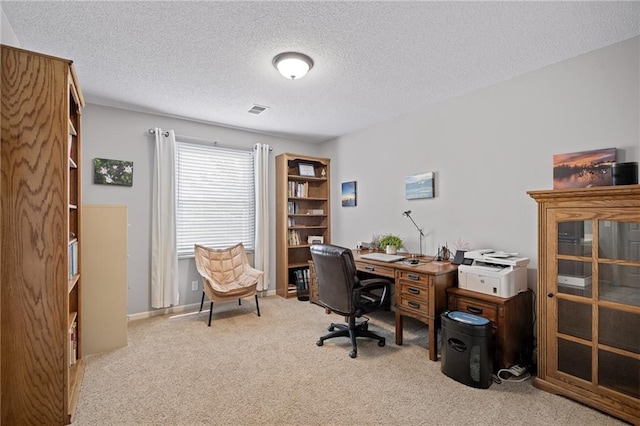 21502 W 98th Ter, Lenexa, KS 66220 - carpeted office space featuring a textured ceiling