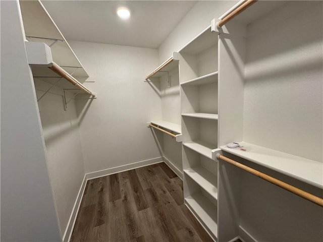 22415 87th Ter, Lenexa, KS 66227 - walk in closet featuring dark wood-style floors