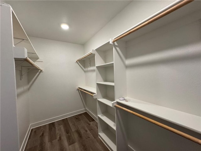 22415 87th Ter, Lenexa, KS 66227 - walk in closet featuring dark wood-type flooring