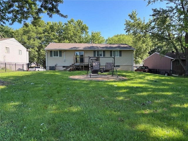 18105 E 18th Ter N, Independence, MO 64058 - back of house featuring a wooden deck