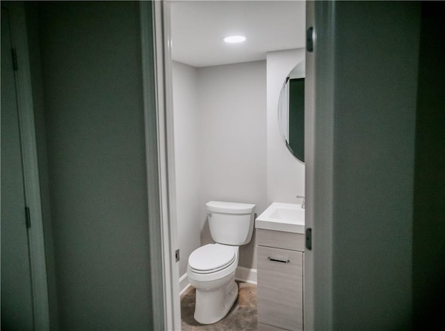 5073 NW Timberline Dr, Riverside, MO 64150 - bathroom featuring vanity and toilet