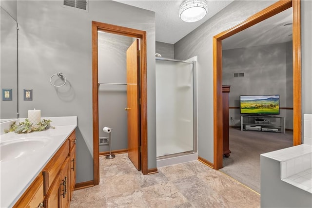 17014 E 45th St S, Independence, MO 64055 - full bathroom with vanity and a shower stall