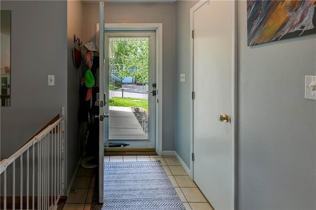 2013 NE Summerfield Ct, Blue Springs, MO 64029 - doorway featuring light tile patterned flooring