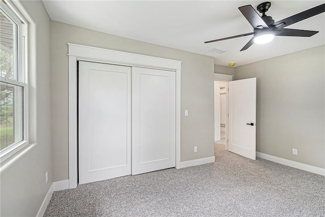 51 SE 208th St, Holt, MO 64048 - unfurnished bedroom featuring a closet and a ceiling fan