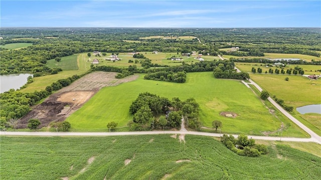 51 SE 208th St, Holt, MO 64048 - aerial view of property's location featuring a large body of water and rural landscape