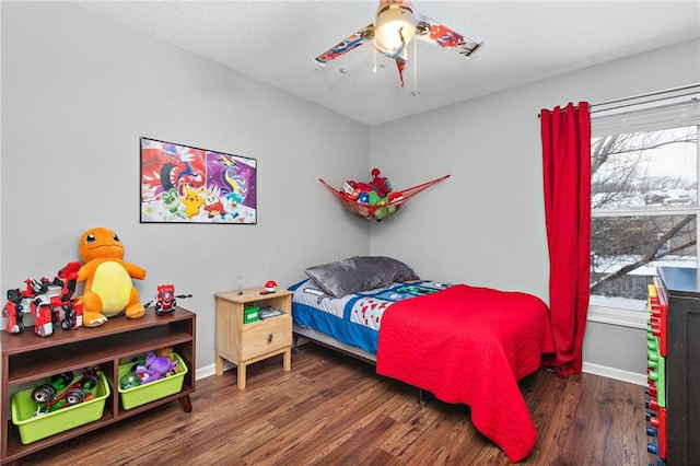 20586 W 220th St, Spring Hill, KS 66083 - bedroom featuring wood finished floors and ceiling fan