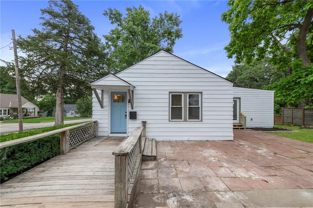 9521 W 60th St, Merriam, KS 66203 - view of front of property featuring a patio area