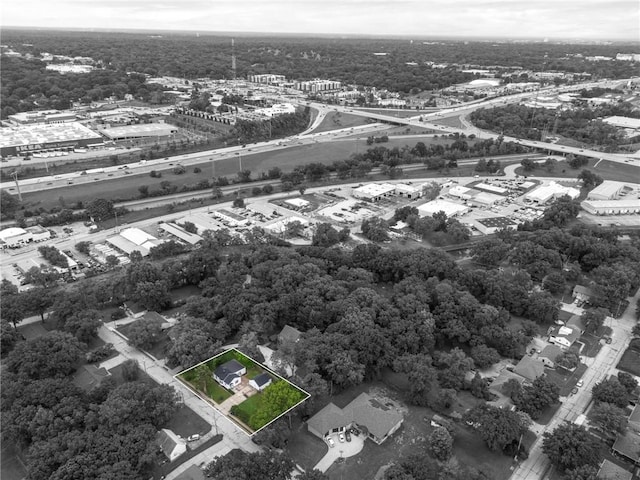 9521 W 60th St, Merriam, KS 66203 - view of property location with property boundaries highlighted and industrial structures