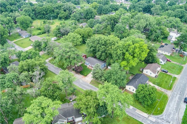 702 Green St, Lees Summit, MO 64063 - aerial view of property's location featuring nearby suburban area