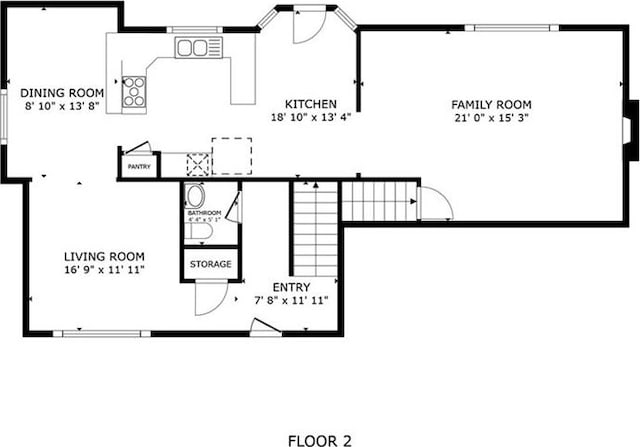 1467 E Orleans Dr, Olathe, KS 66062 - view of room layout
