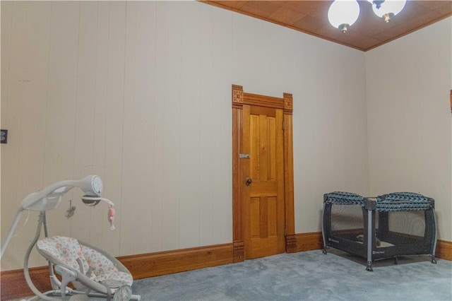 708 Osage St, Neodesha, KS 66757 - sitting room with carpet floors and baseboards